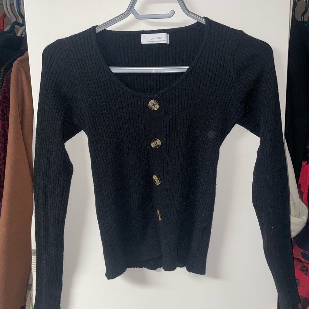 Oak and fort long sleeved sweater top